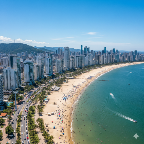 Av. Atlântica em Balneário Camboriú